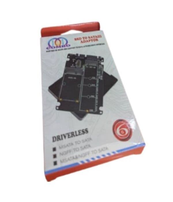 Adaptateur Combo DRIVERLESS qui convertit les disques SSD, MSATA et NGFF en une interface SATA standar, Garantie 1 Mois