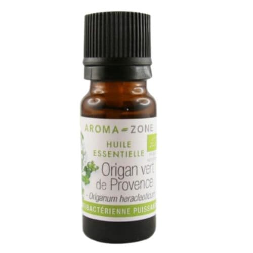Huile Essentielle Antibactérienne AROMA-ZONE d'Origan Vert de Provence, 20 ml